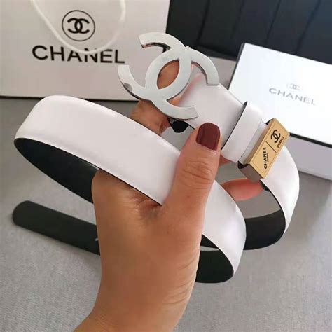 white chanel belt|chanel belts for women.